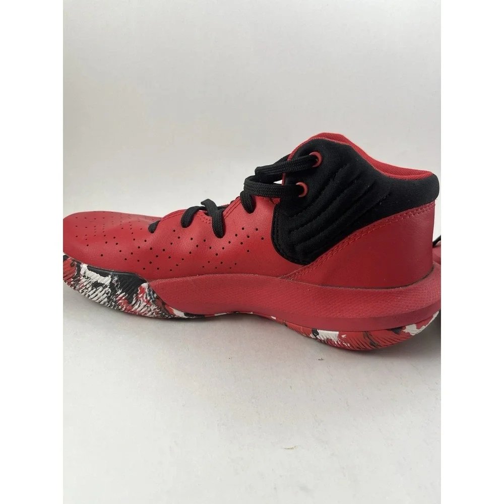Under Armour Basketball Shoes 3024791 Red Black Youth 7Y Men's 6 EU 40